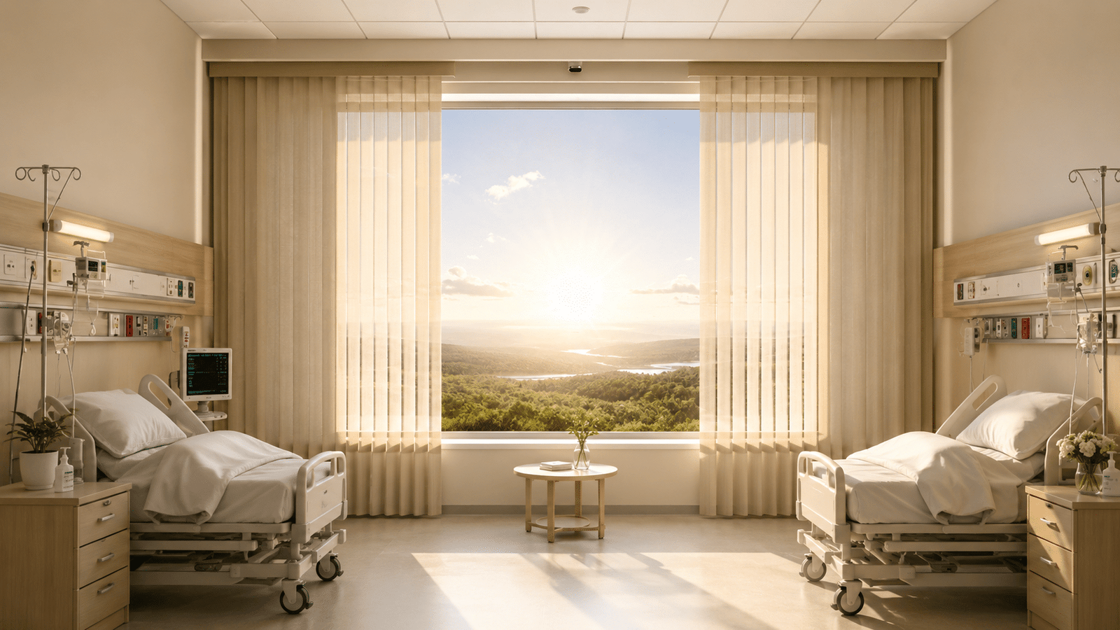 Cortinas para clínicas Lima — vista general instalación La Casa del Estor®