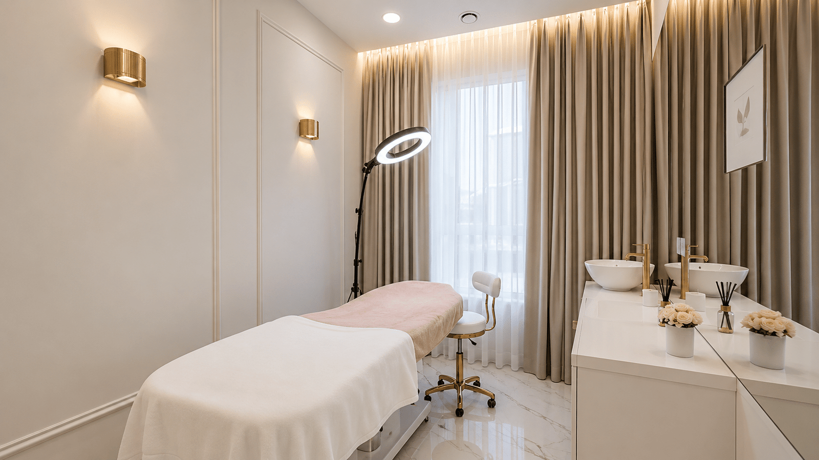 Cortinas Ripplefold para hospital Lima — área hospitalización La Casa del Estor®