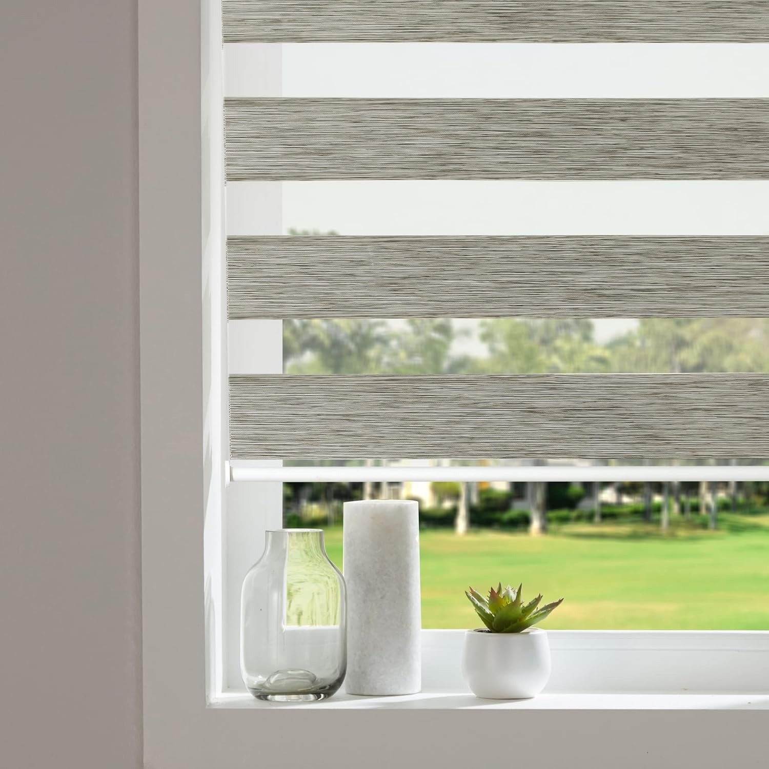 Cortinas duo ventanal amplio Lima — La Casa del Estor