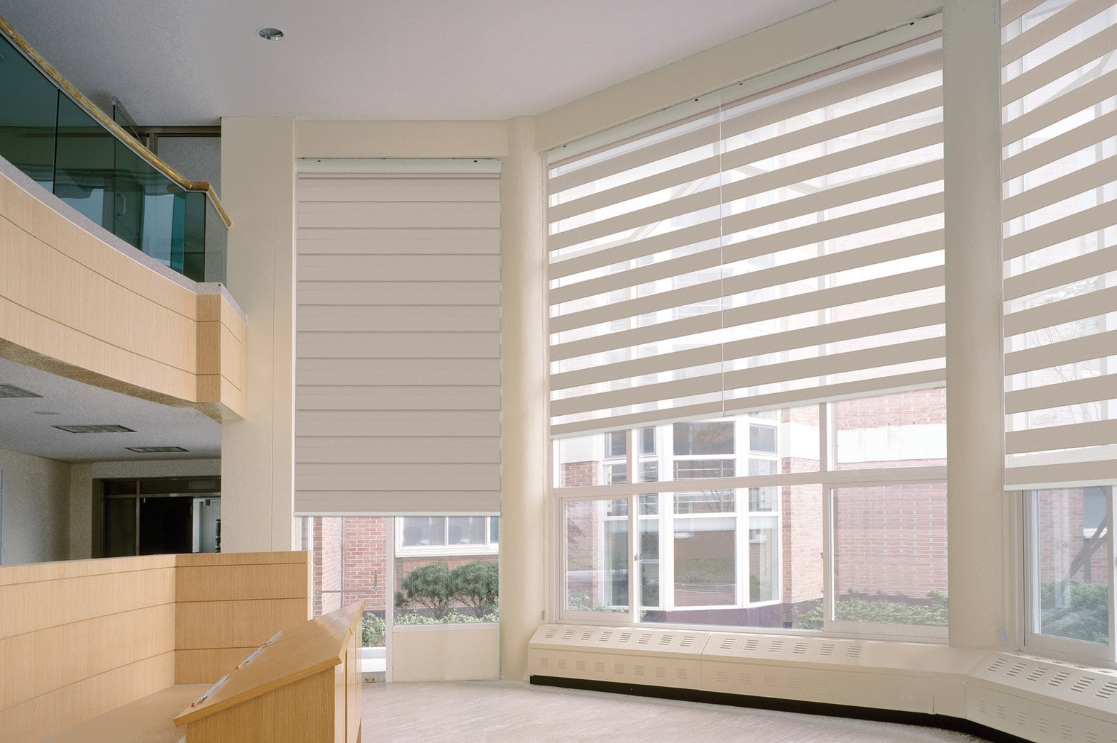 Cortinas duo blanco roto Lima — La Casa del Estor