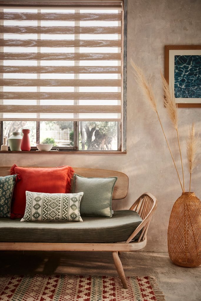Cortinas roller duo living Lima — estilo contemporaneo La Casa del Estor